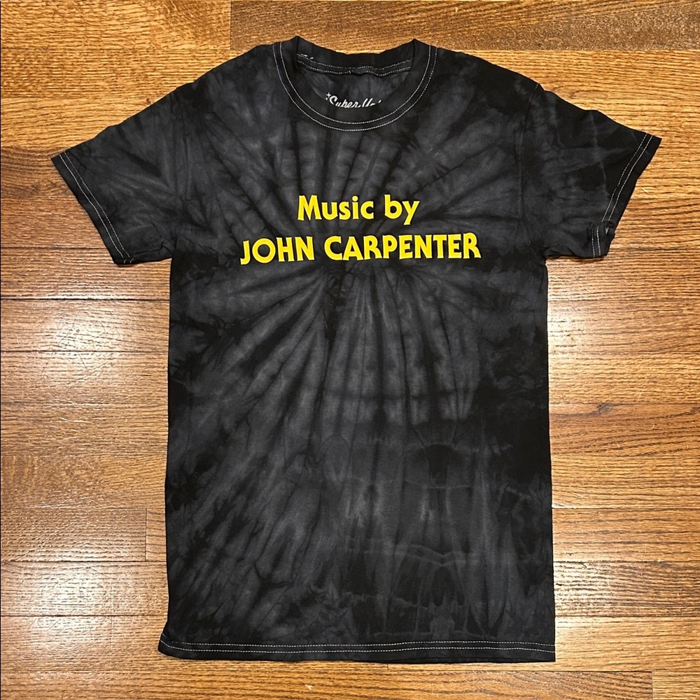 Super Yaki “Music by John Carpenter” Tie-Dye Unisex Tee - Size Small, NWOT